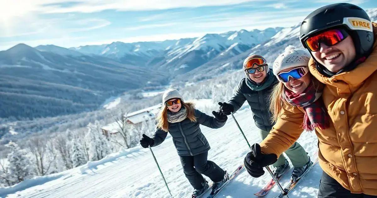 Aventura de esqui: Uma história pessoal na neve